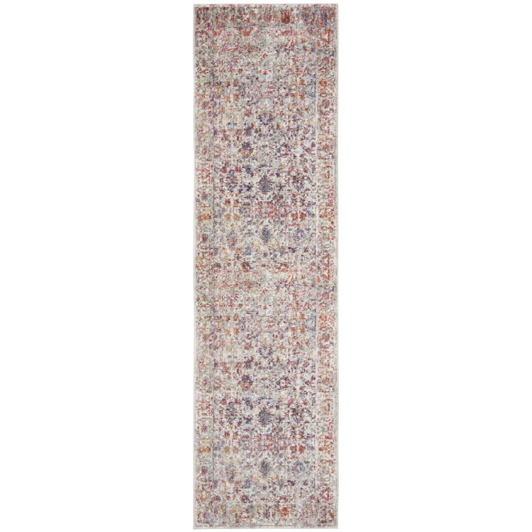 SAFAVIEH Valencia Collection VAL168Q Grey / Red Rug Image 3