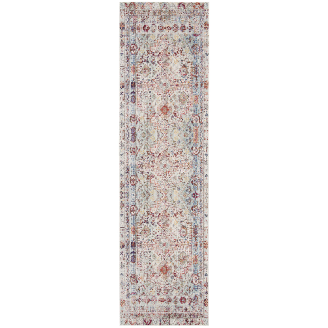 SAFAVIEH Valencia Collection VAL177M Blue / Multi Rug Image 3