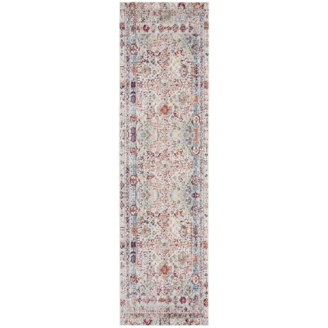 SAFAVIEH Valencia Collection VAL177M Blue / Multi Rug Image 1