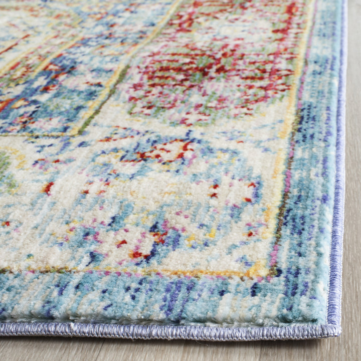 SAFAVIEH Valencia Collection VAL111M Blue / Multi Rug Image 7