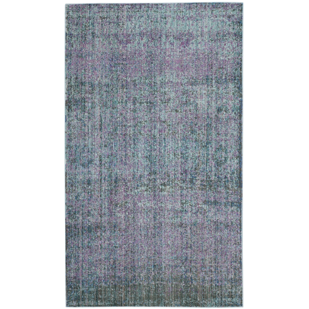 SAFAVIEH Valencia Collection VAL203P Turquoise/Multi Rug Image 4