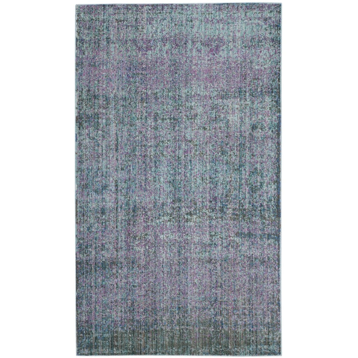 SAFAVIEH Valencia Collection VAL203P Turquoise/Multi Rug Image 1