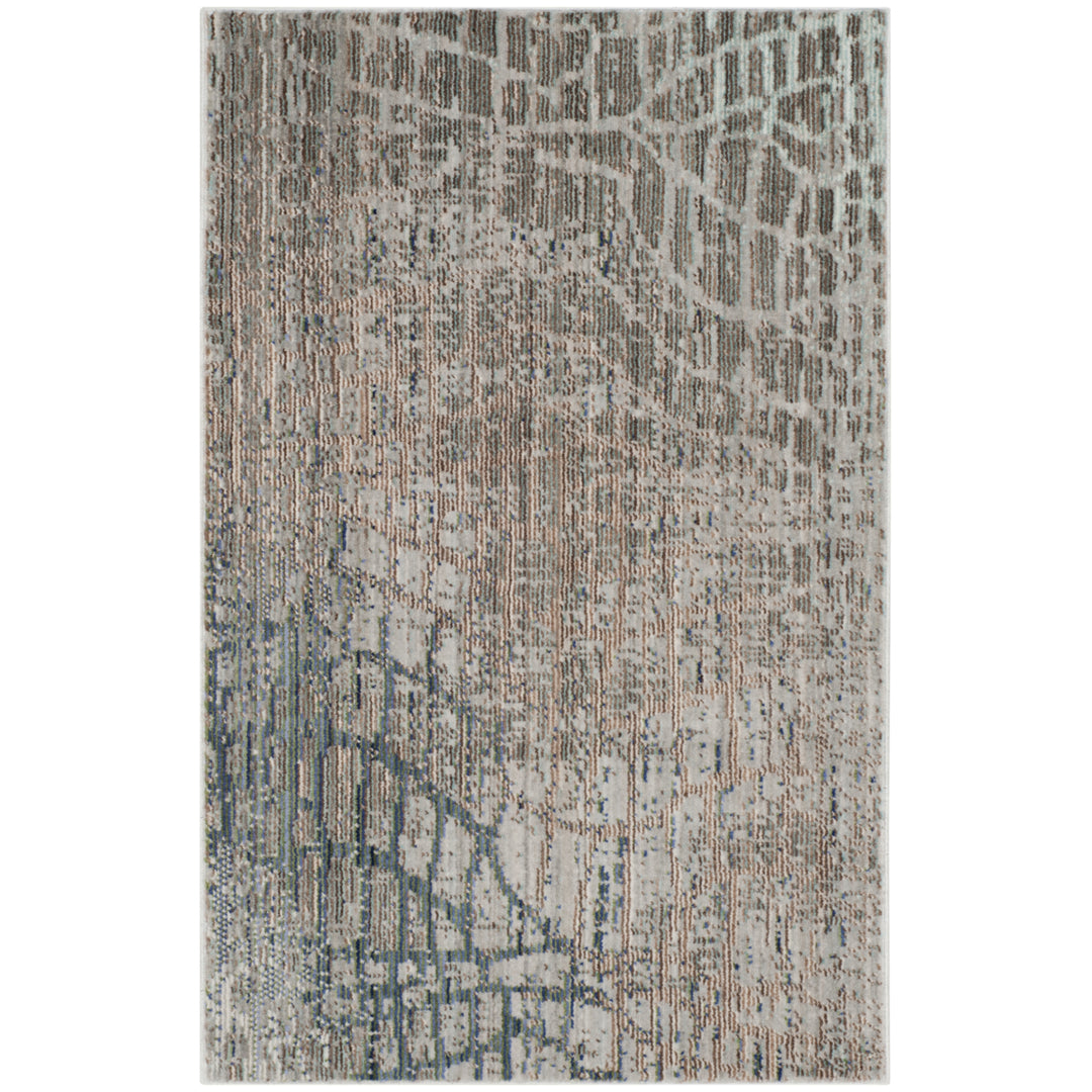 SAFAVIEH Valencia Collection VAL204C Grey / Multi Rug Image 5