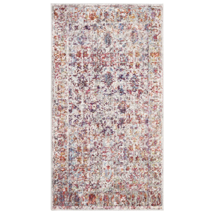 SAFAVIEH Valencia Collection VAL168Q Grey / Red Rug Image 1