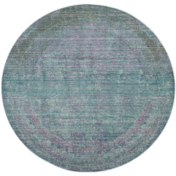 SAFAVIEH Valencia Collection VAL203P Turquoise/Multi Rug Image 7