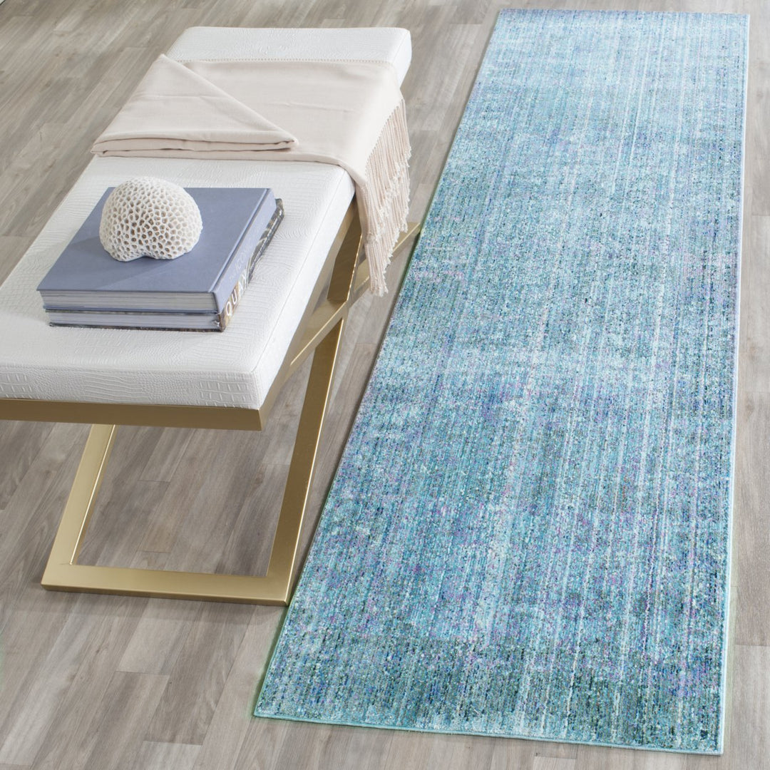 SAFAVIEH Valencia Collection VAL203P Turquoise/Multi Rug Image 10