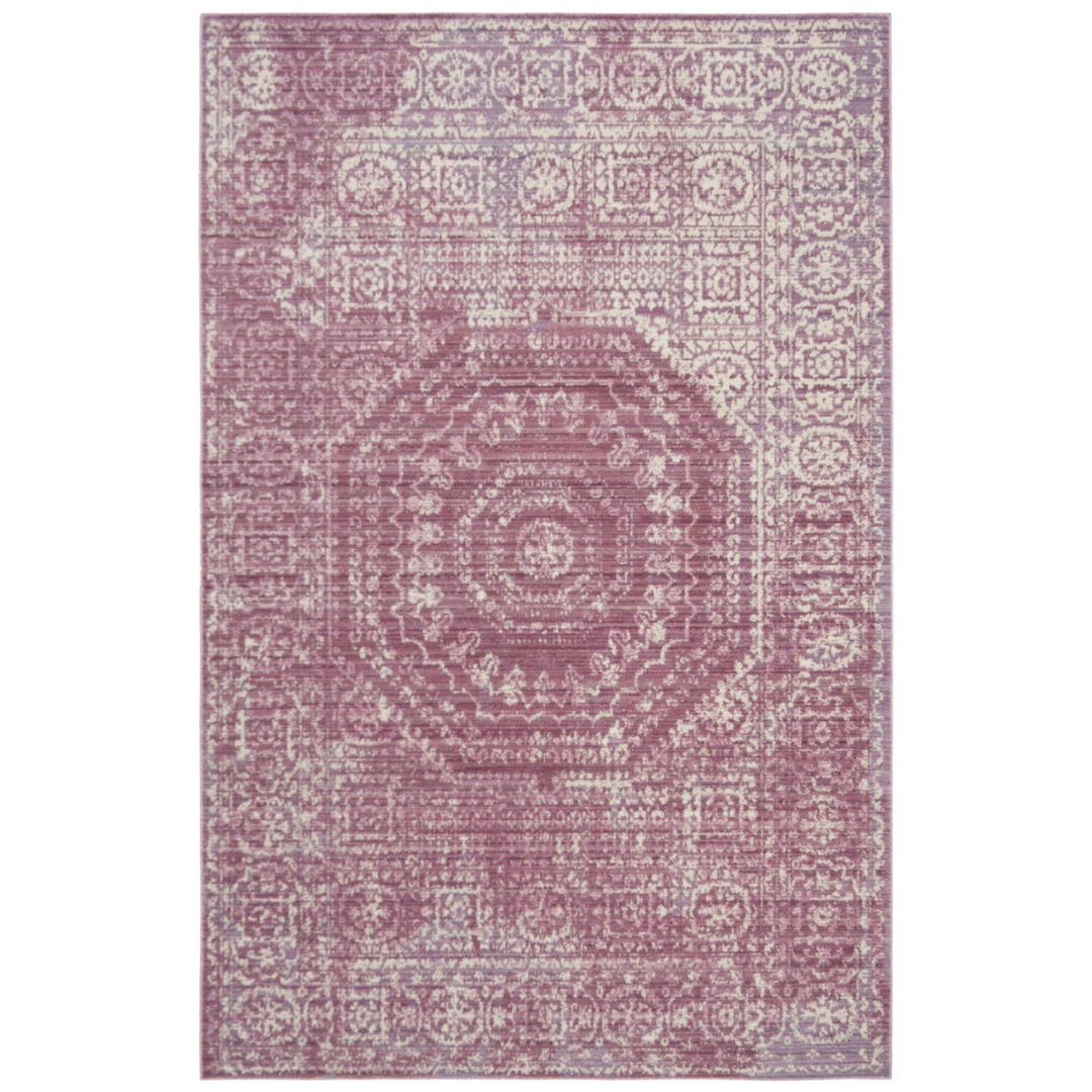 SAFAVIEH Valencia Collection VAL205A Fuchsia / Multi Rug Image 8