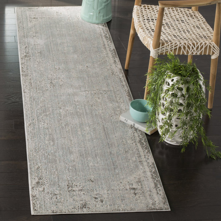 SAFAVIEH Valencia Collection VAL205C Grey / Multi Rug Image 2