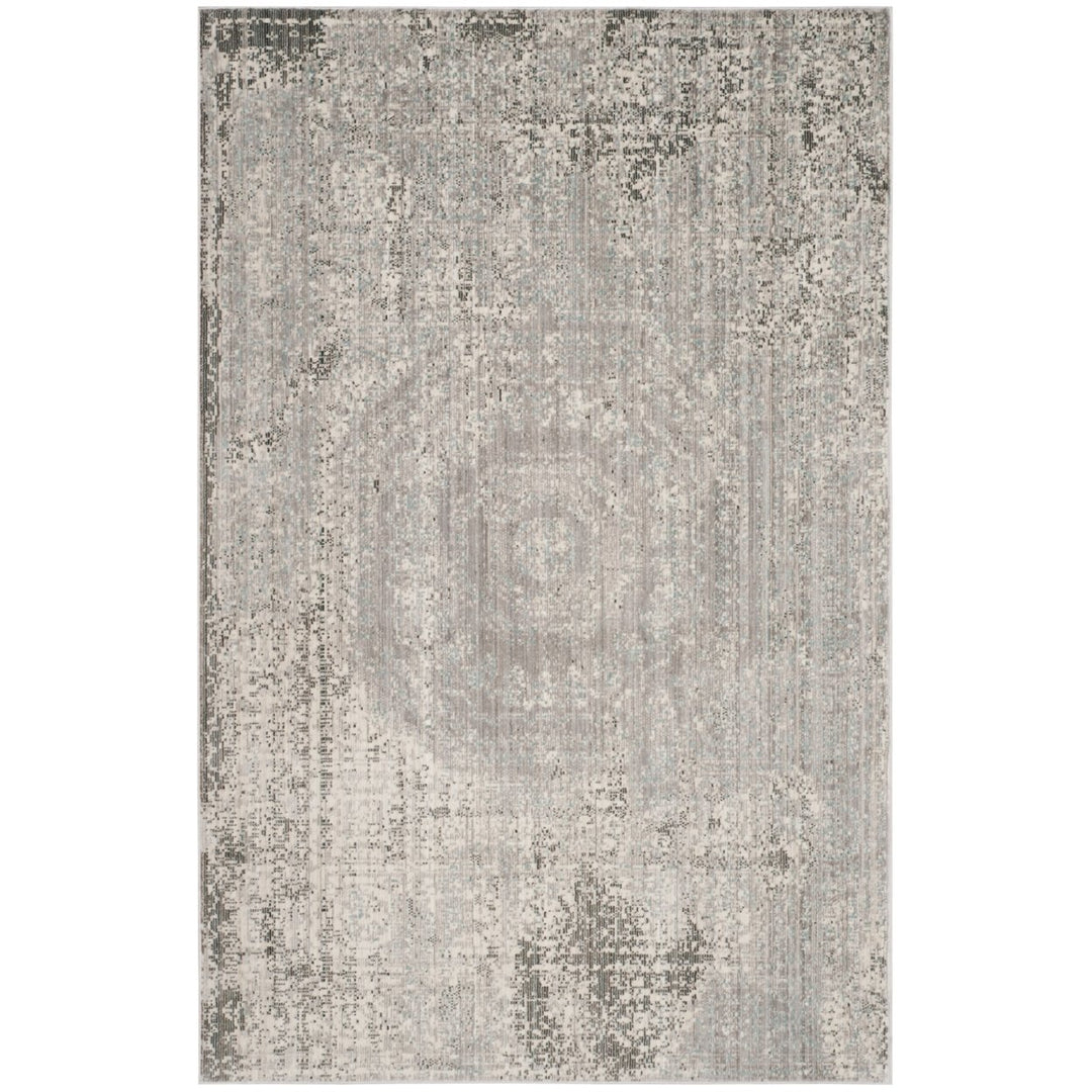 SAFAVIEH Valencia Collection VAL205C Grey / Multi Rug Image 1