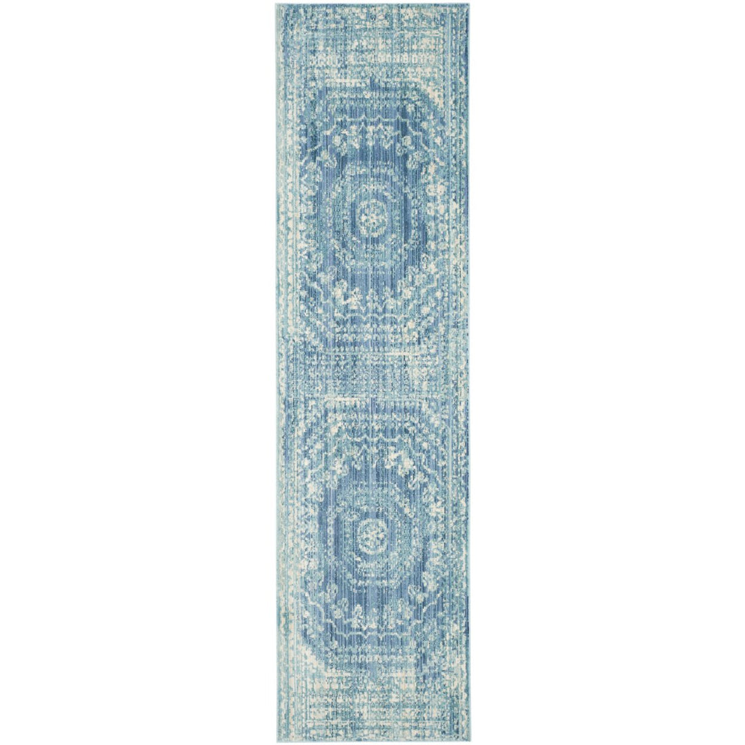 SAFAVIEH Valencia Collection VAL205R Blue / Multi Rug Image 1