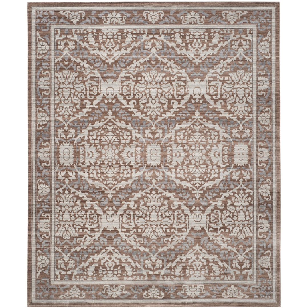 SAFAVIEH Valencia Collection VAL208E Grey / Brown Rug Image 1