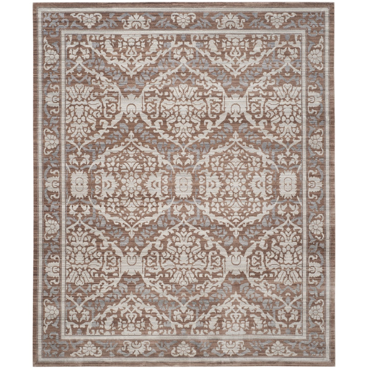 SAFAVIEH Valencia Collection VAL208E Grey / Brown Rug Image 1