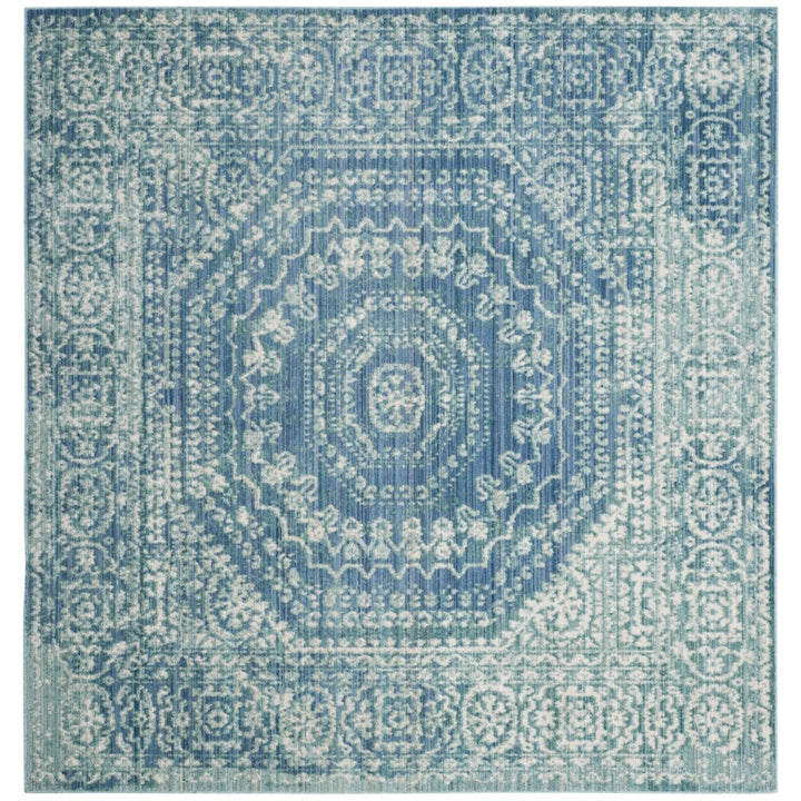 SAFAVIEH Valencia Collection VAL205R Blue / Multi Rug Image 6