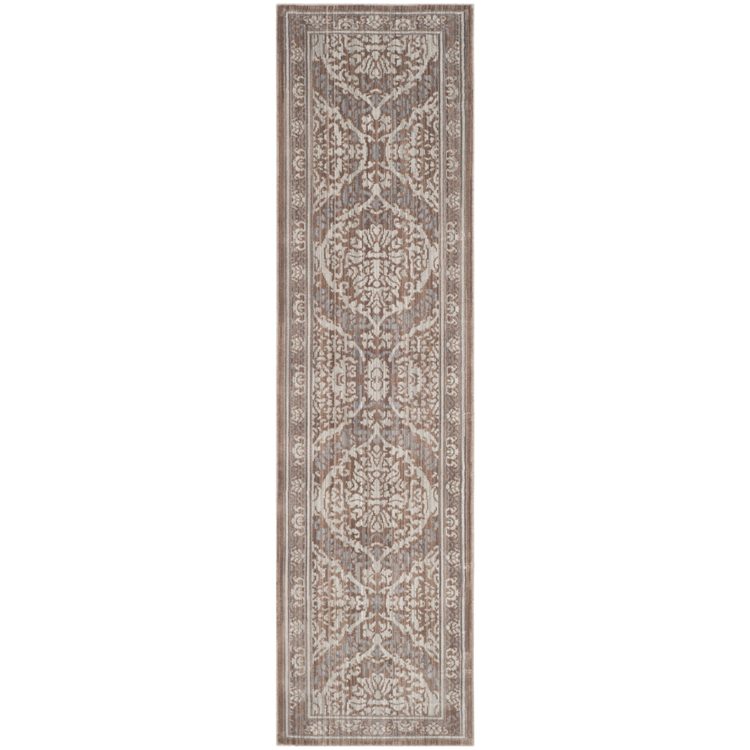 SAFAVIEH Valencia Collection VAL208E Grey / Brown Rug Image 3