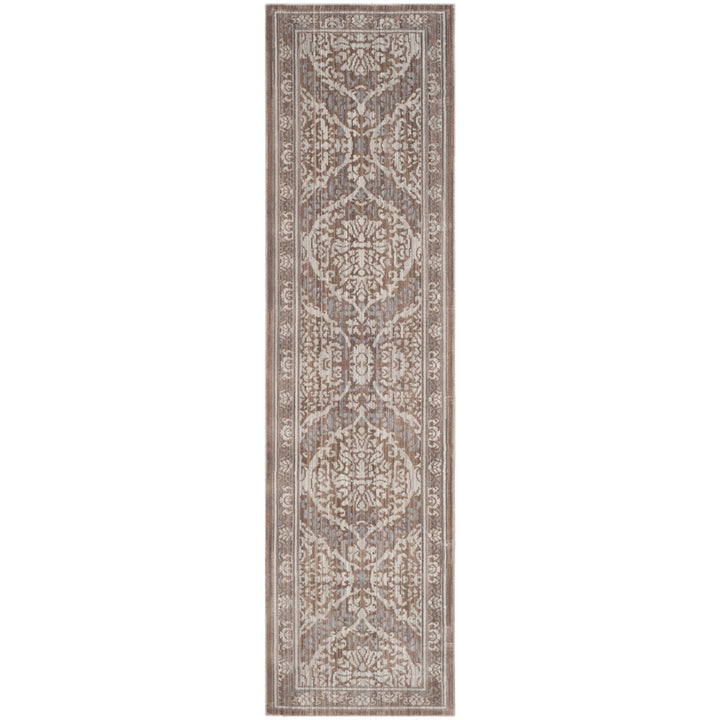 SAFAVIEH Valencia Collection VAL208E Grey / Brown Rug Image 3