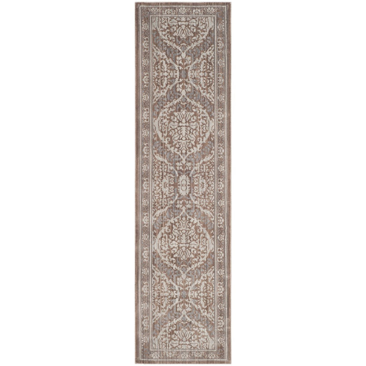 SAFAVIEH Valencia Collection VAL208E Grey / Brown Rug Image 1