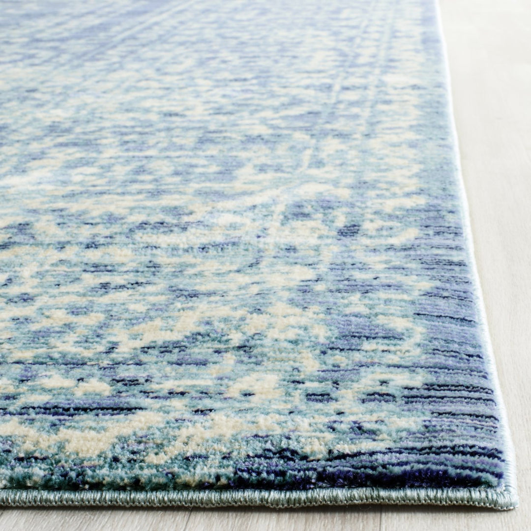 SAFAVIEH Valencia Collection VAL205R Blue / Multi Rug Image 8