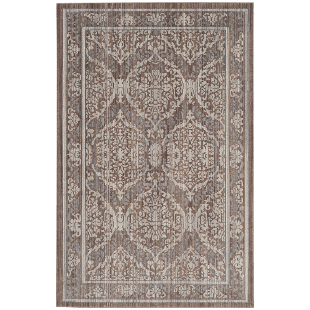 SAFAVIEH Valencia Collection VAL208E Grey / Brown Rug Image 6