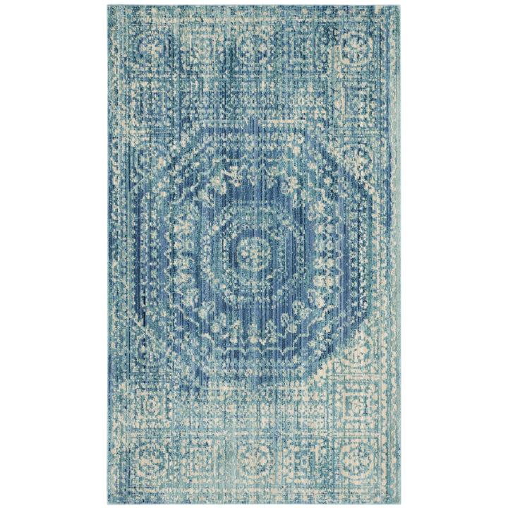 SAFAVIEH Valencia Collection VAL205R Blue / Multi Rug Image 10