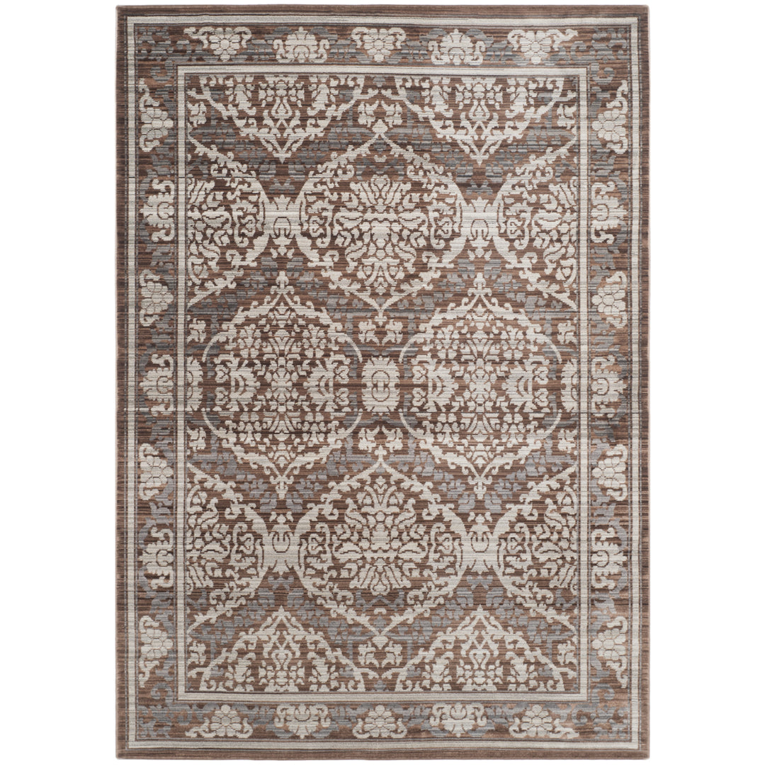 SAFAVIEH Valencia Collection VAL208E Grey / Brown Rug Image 7