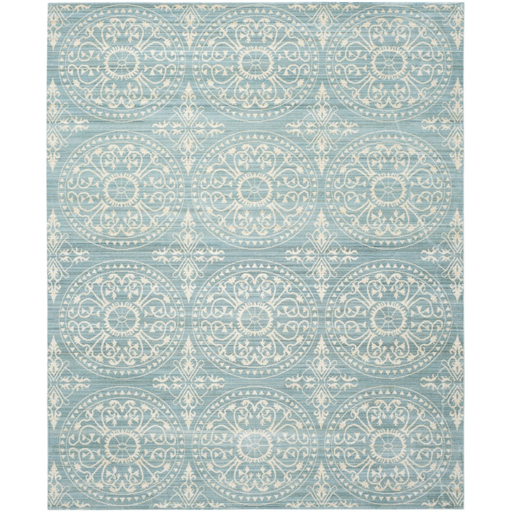 SAFAVIEH Valencia Collection VAL214G Alpine / Cream Rug Image 1