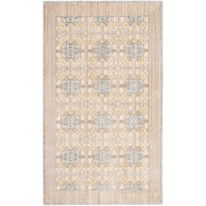 SAFAVIEH Valencia VAL210F Light Grey / Multi Rug Image 1