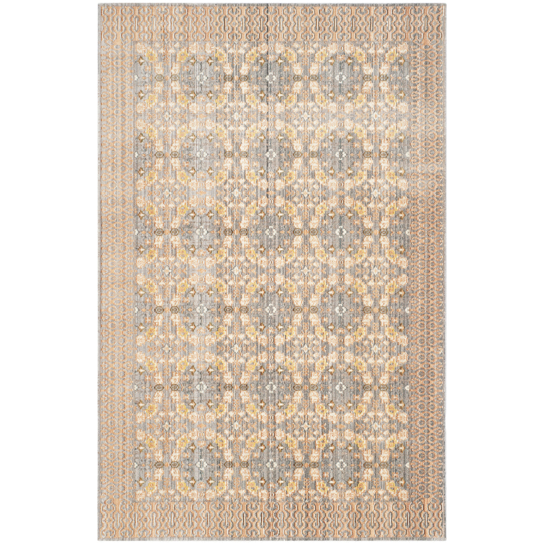 SAFAVIEH Valencia VAL210F Light Grey / Multi Rug Image 6