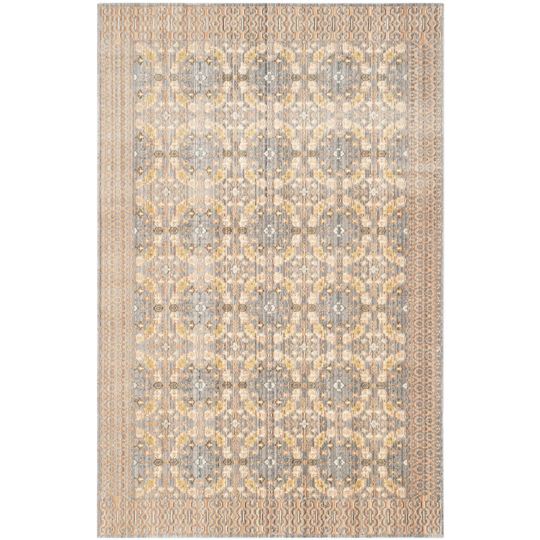 SAFAVIEH Valencia VAL210F Light Grey / Multi Rug Image 1