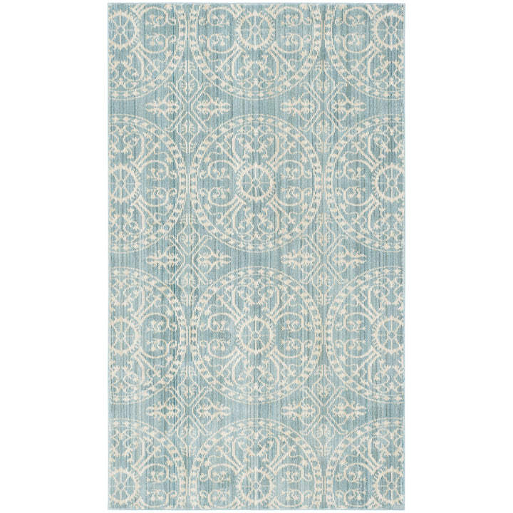 SAFAVIEH Valencia Collection VAL214G Alpine / Cream Rug Image 5