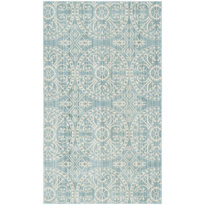 SAFAVIEH Valencia Collection VAL214G Alpine / Cream Rug Image 1