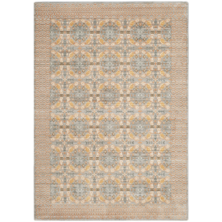 SAFAVIEH Valencia VAL210F Light Grey / Multi Rug Image 7