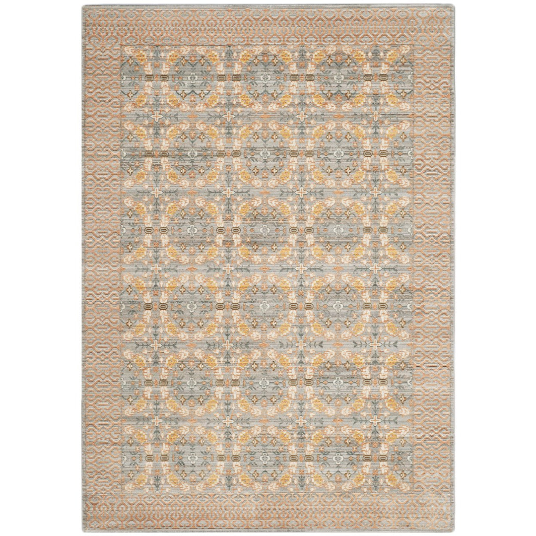 SAFAVIEH Valencia VAL210F Light Grey / Multi Rug Image 1