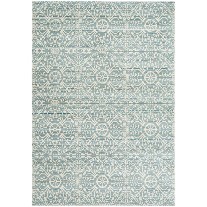 SAFAVIEH Valencia Collection VAL214G Alpine / Cream Rug Image 1