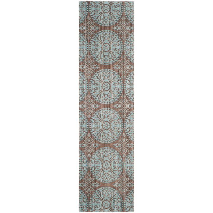 SAFAVIEH Valencia Collection VAL214H Brown / Alpine Rug Image 3