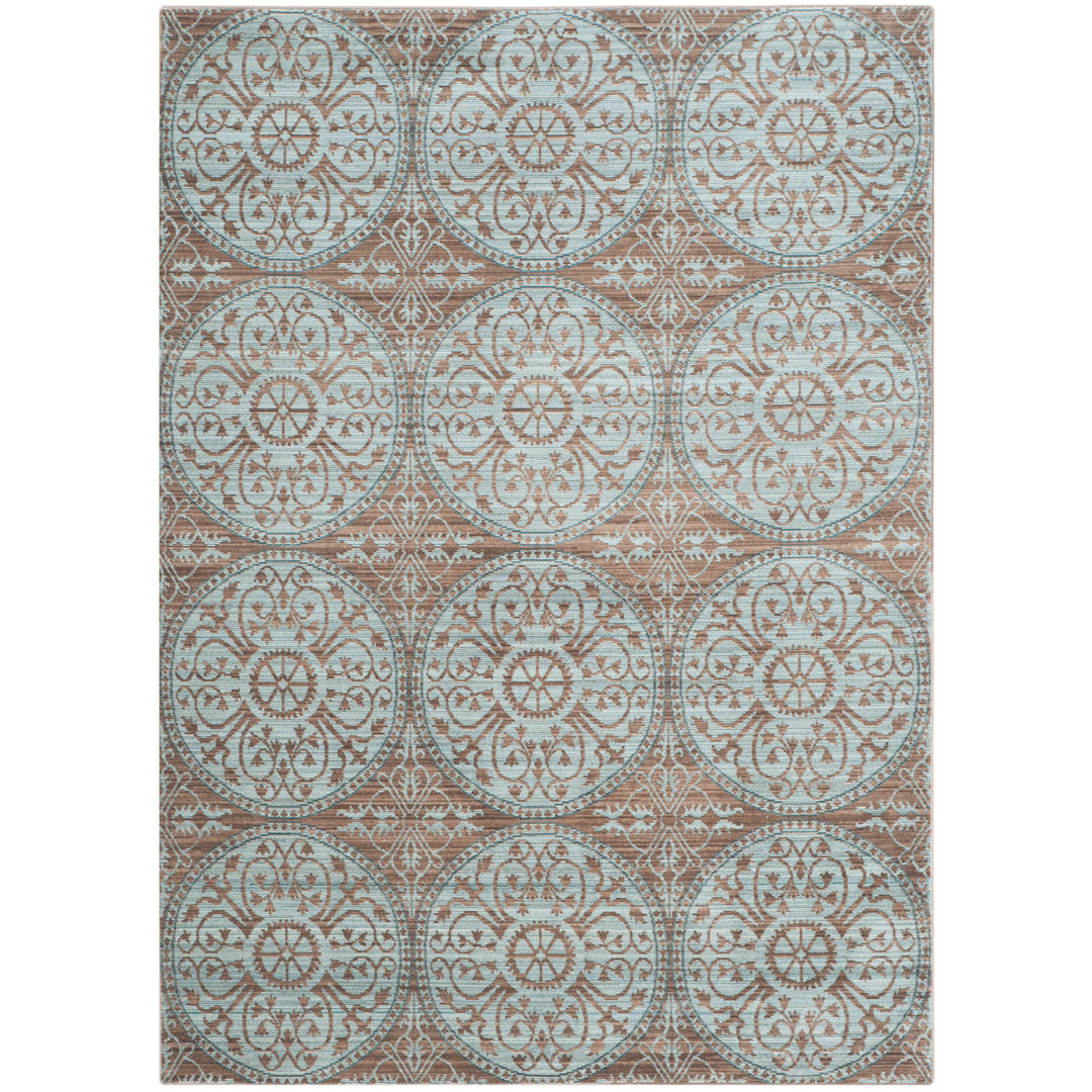 SAFAVIEH Valencia Collection VAL214H Brown / Alpine Rug Image 6