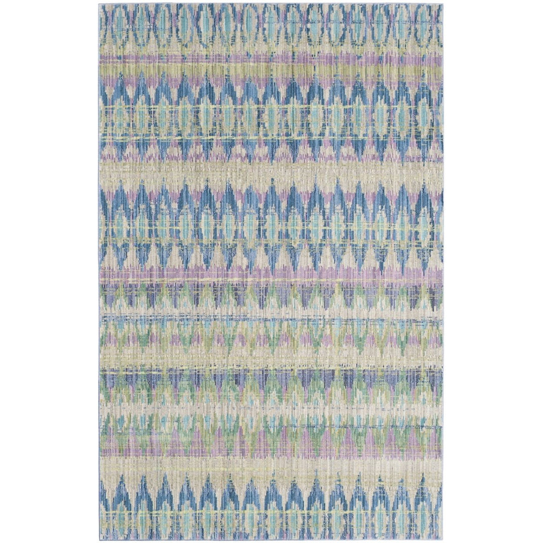 SAFAVIEH Valencia Collection VAL220M Purple / Multi Rug Image 5