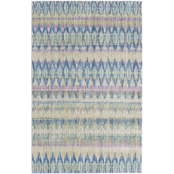 SAFAVIEH Valencia Collection VAL220M Purple / Multi Rug Image 5