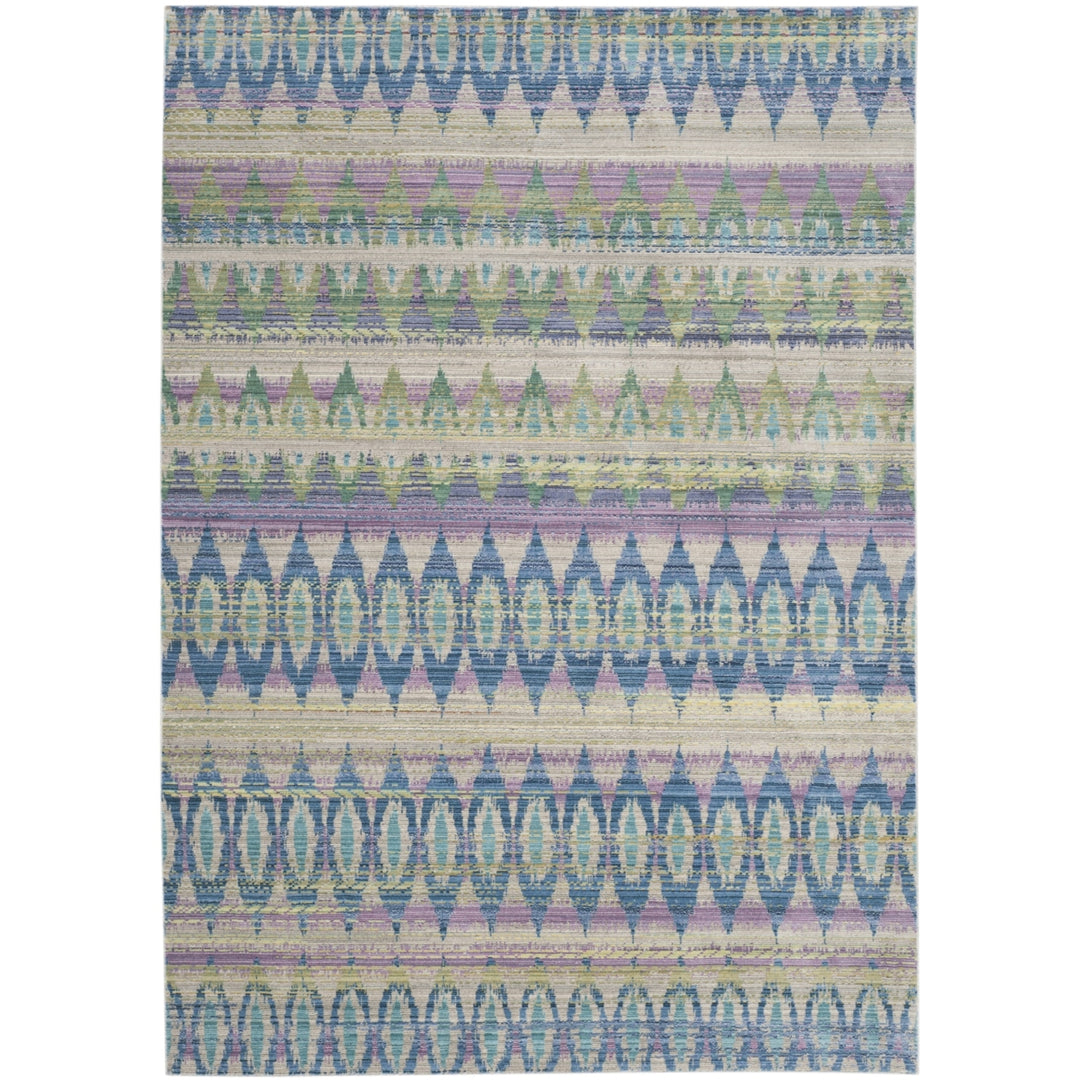 SAFAVIEH Valencia Collection VAL220M Purple / Multi Rug Image 6