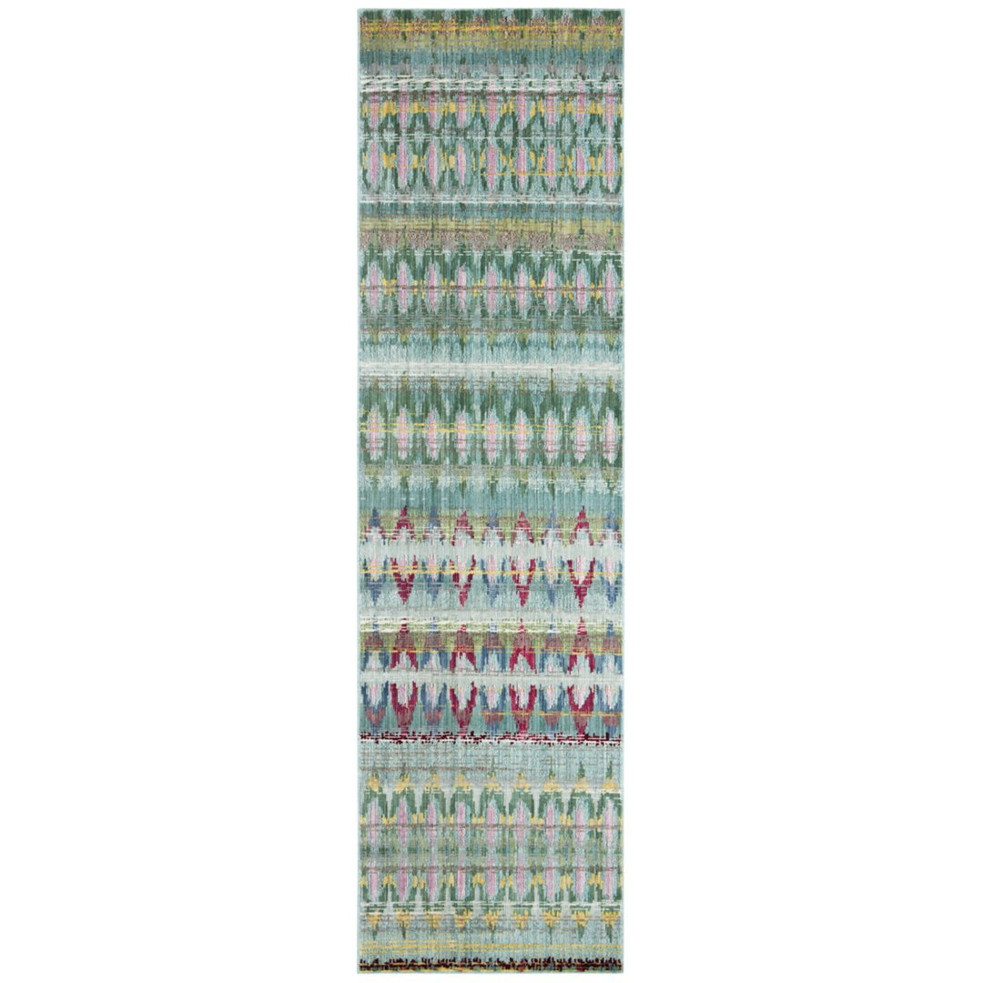 SAFAVIEH Valencia VAL220L Light Blue / Multi Rug Image 1