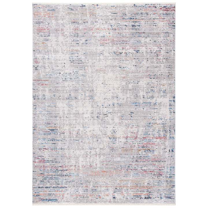 SAFAVIEH Valencia Collection VAL406G Grey / Blue Rug Image 1