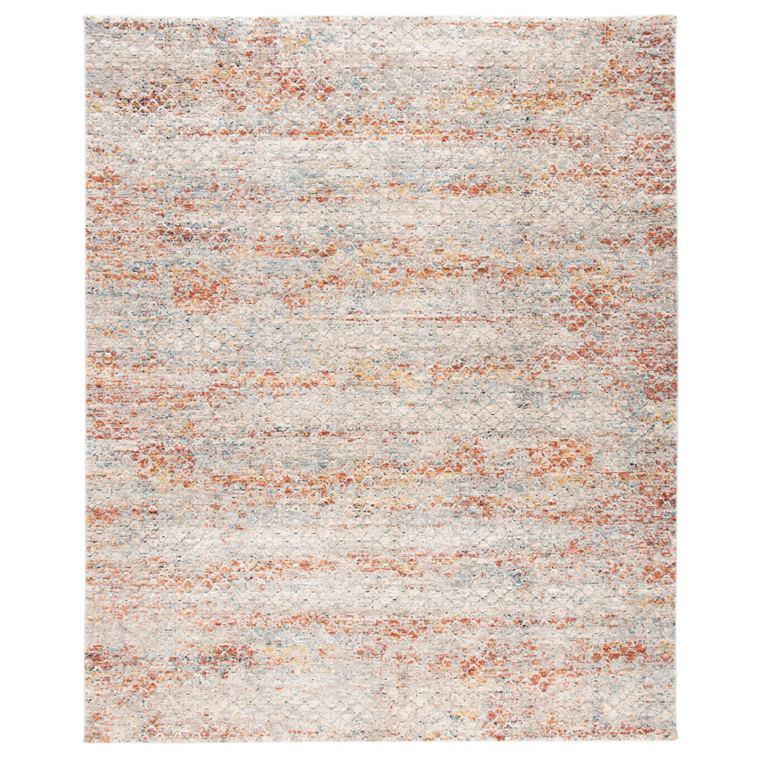 SAFAVIEH Valencia Collection VAL517P Beige / Rust Rug Image 1