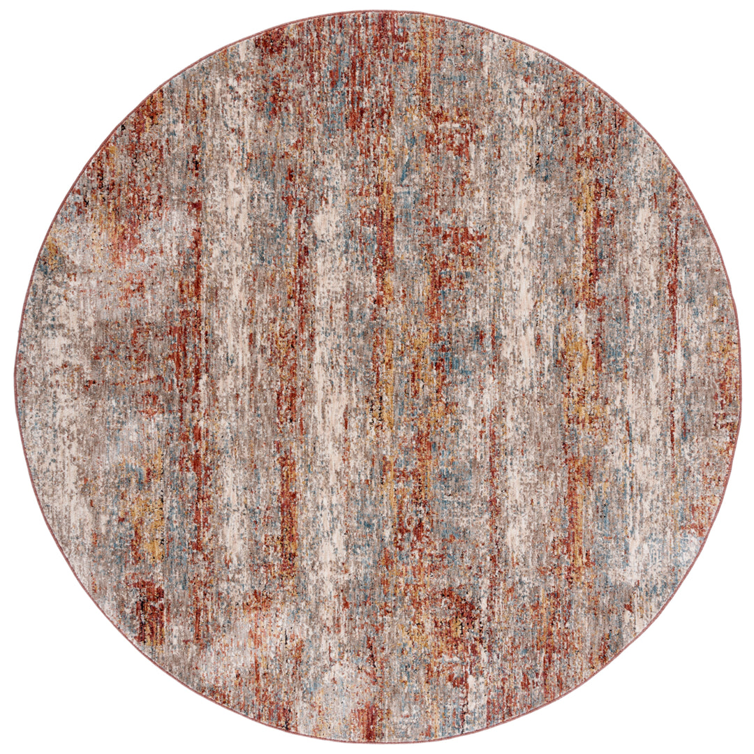 SAFAVIEH Valencia Collection VAL514P Beige / Rust Rug Image 4