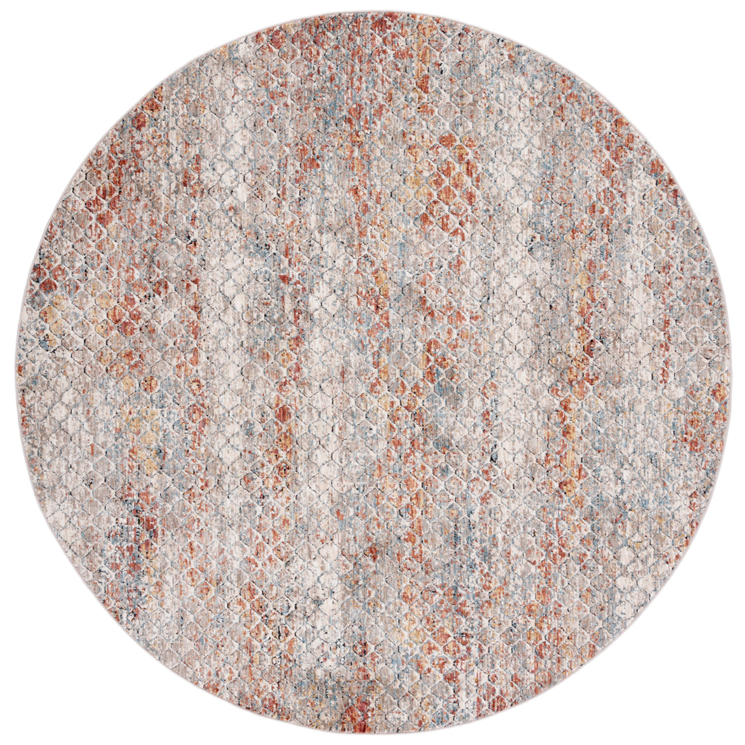 SAFAVIEH Valencia Collection VAL517P Beige / Rust Rug Image 4