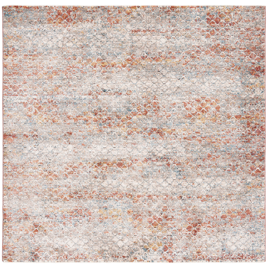 SAFAVIEH Valencia Collection VAL517P Beige / Rust Rug Image 6