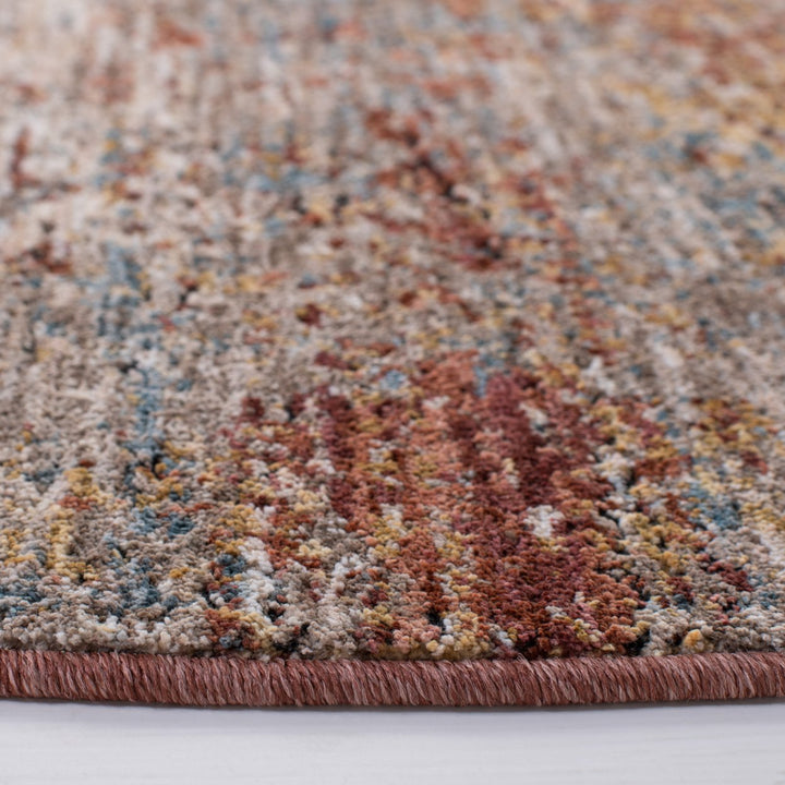 SAFAVIEH Valencia Collection VAL517P Beige / Rust Rug Image 7