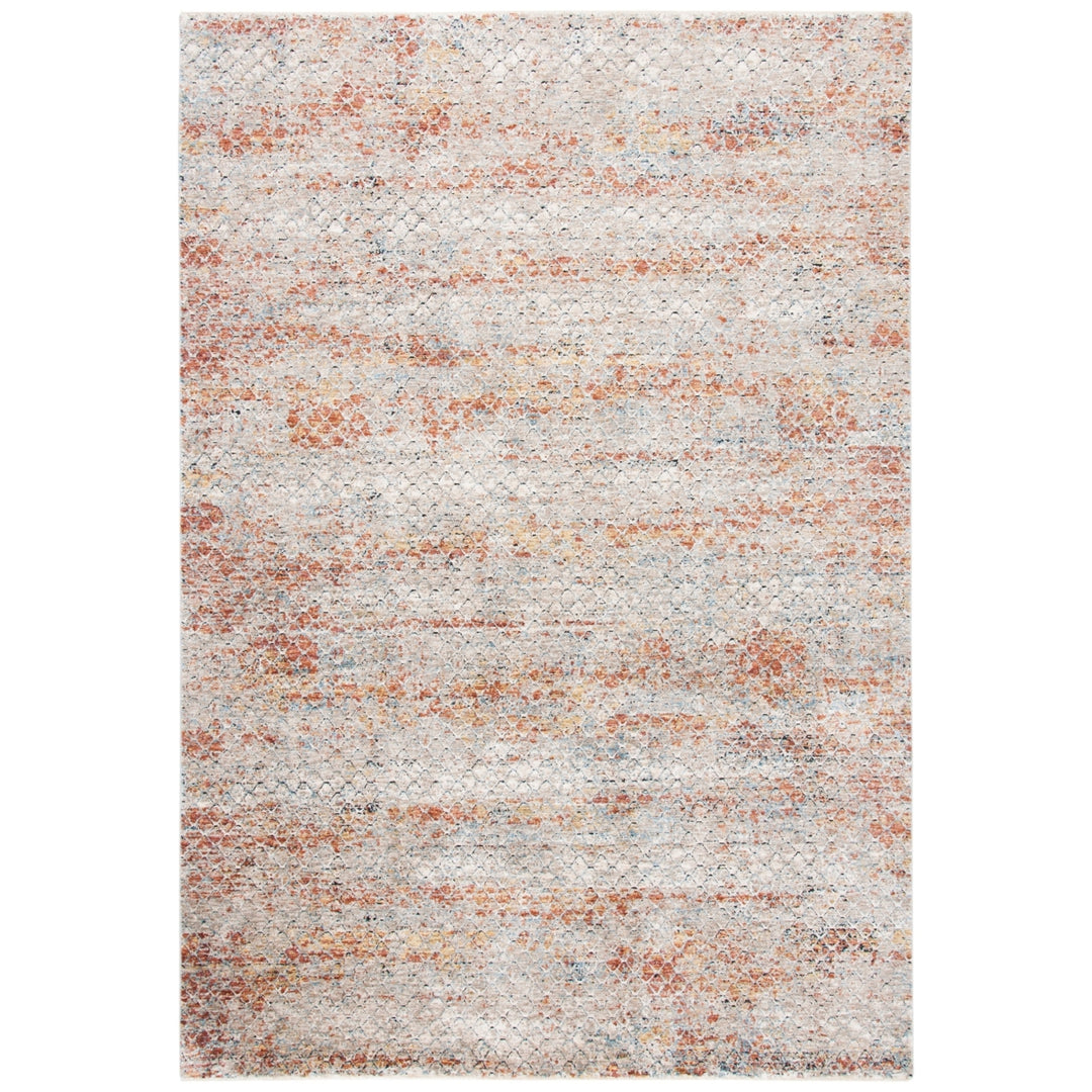 SAFAVIEH Valencia Collection VAL517P Beige / Rust Rug Image 8