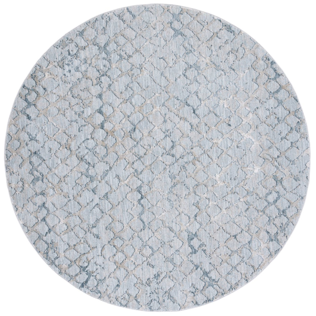 SAFAVIEH Valencia Collection VAL536M Light Blue/Grey Rug Image 1