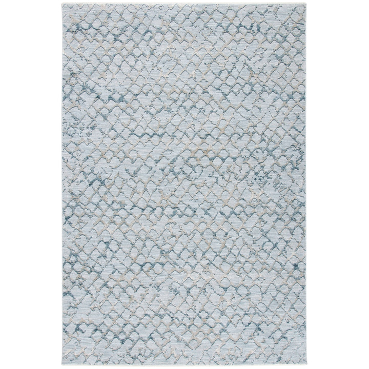 SAFAVIEH Valencia Collection VAL536M Light Blue/Grey Rug Image 10