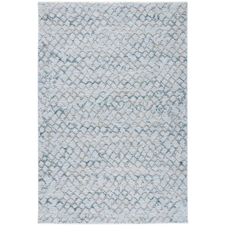 SAFAVIEH Valencia Collection VAL536M Light Blue/Grey Rug Image 1