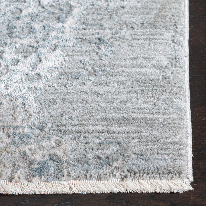 SAFAVIEH Valencia Collection VAL549G Light Grey/Blue Rug Image 7